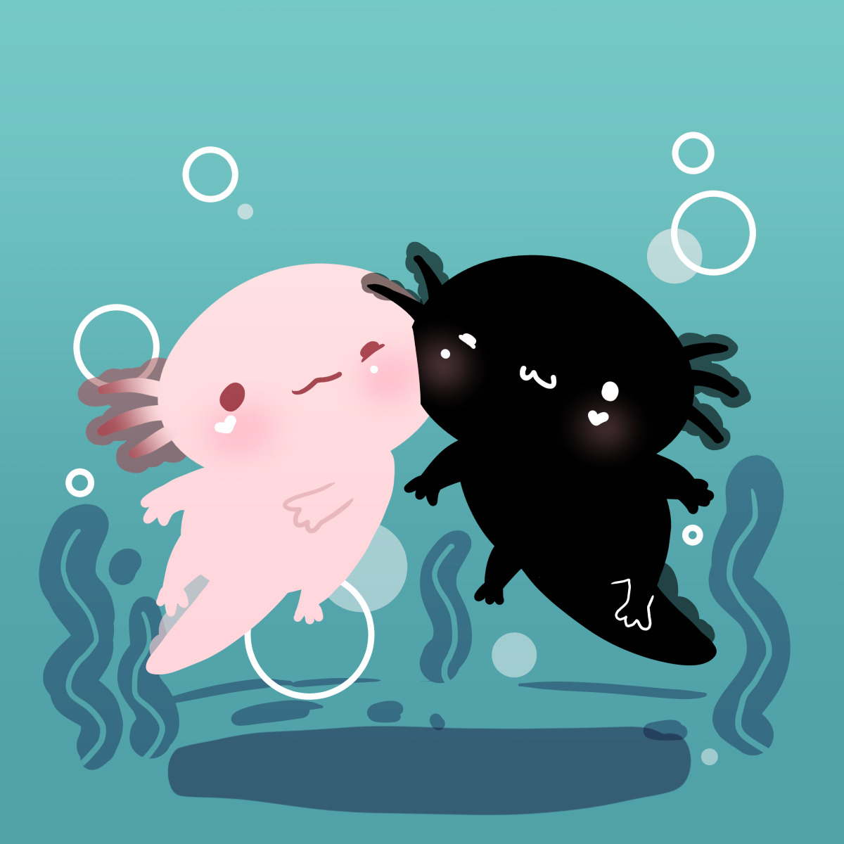 Axolotl Cute Fan Art