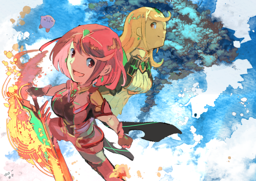 I’m so happy for Pyra and Mythra in Smash!! Congrats!