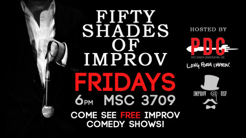 Improv@USF show advertisement.