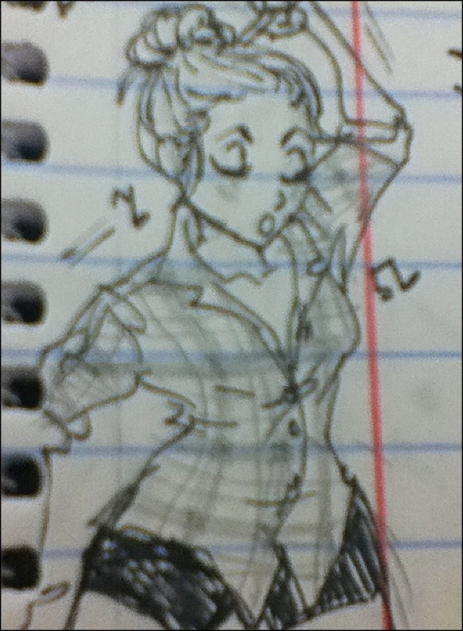 doodles in class (howevr these weren&rsquo;t all done on the same day lolol;)