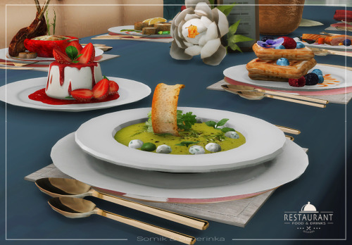 Gourmet Dishes For The Restaurant