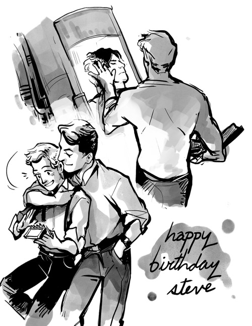 sonialiao:continuing my tradition of july 4th doodles when the day’s almost overHAPPY BIRTHDAY STEVE