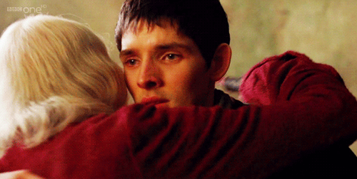 Big hugs for my fellow Merlin fans. I love you guys. We got through last Christmas