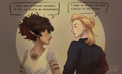 A Pride an Prejudice catradora AU for a ko-fi request, I loved this so muchYou can request something