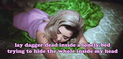 Valleyofthetrolleydollies:  Marilynmeth:  ♡ S L E E P  I S  N O T  M Y  F