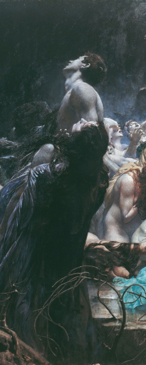 letheane-deactivated20200121:Adolf Hirémy-Hirschl, The Souls of Acheron (1898)