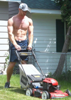 hngthcktop:hornycajuncock: hngthcktop:   sexyfantasybro:   Alright, bro. I mowed your lawn. You promised me that dick.   Anytime bud   http://hornycajuncock.tumblr.com   I need my lawn mowed again