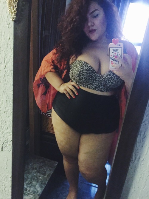 curvyisthenewblack:  Fatkini•Post pregnancy body