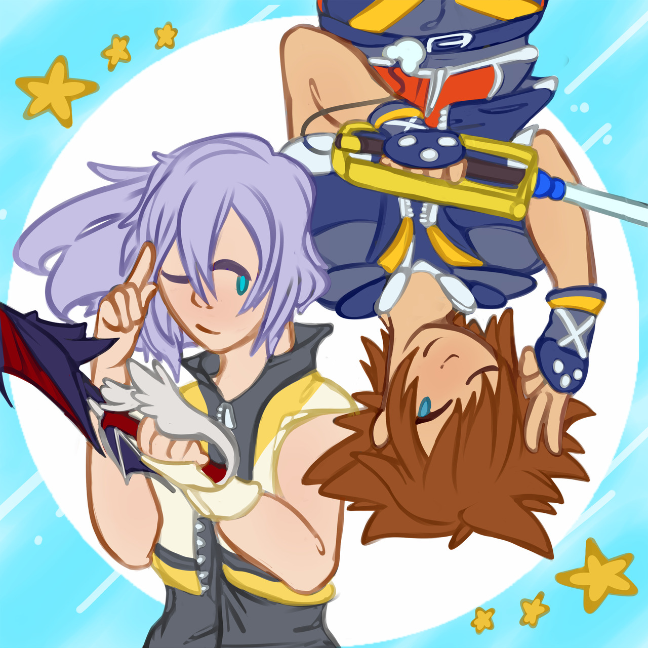 cosmicapproachart:  so @nikutsuneart and I did an otp trade yesterday so we wouldn’t