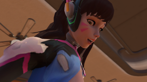 aliassfm: D.Va takes a ride on Route 66  Another animation so soon, shocker I know. I’m making up for all the failed D.Va animations I have sitting on my PC, I suppose.  People seem to appreciate ass, so… Ass.   CATBOX Webm  GFYCAT 