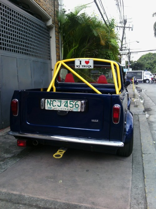 1966 Austin mini pick up export LHD