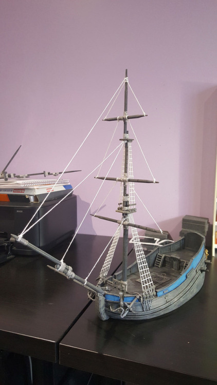 WIP : Brig The WandererHello everyone !The foremast and the bowsprit of the Wanderer are ready.Today