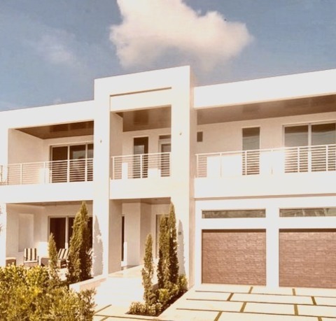 Roofing In MiamiIdea For A Medium-sized Modern White Two-story Building With A Flat Roof