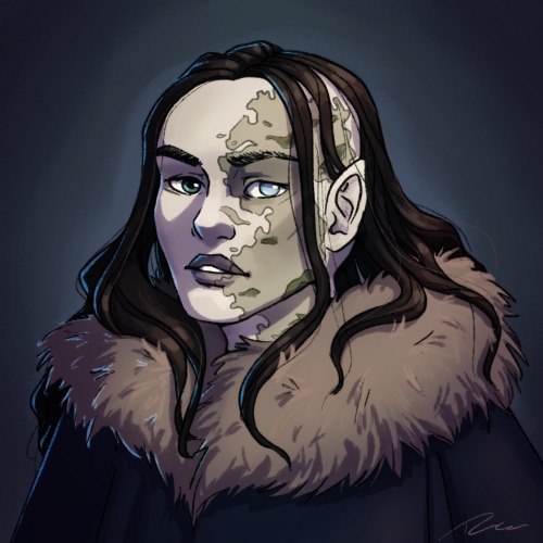 The second half of a 2-part commission, @sinnhelmingr‘s incredible Hel Lokisdottir, beautiful 