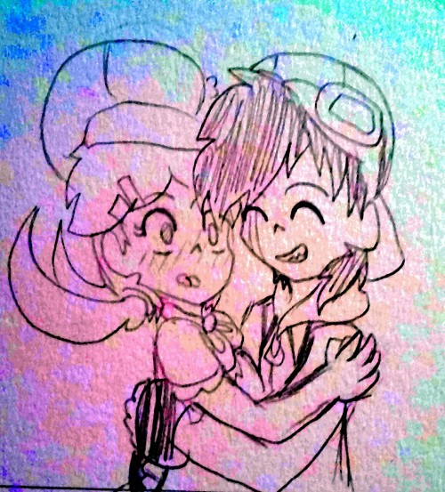 Happy birthday once again, gold. ((First image a superanonymos request. Ye. Only had time for doodle