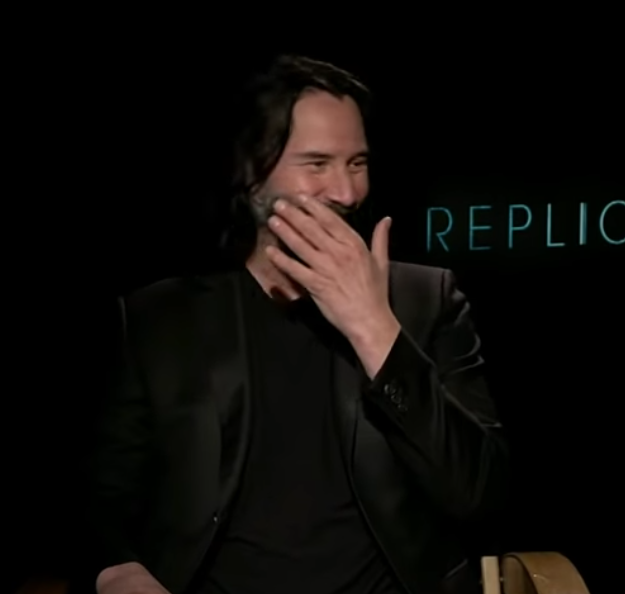 pajamasecrets:  the fact that keanu still covers his mouth when he giggles after