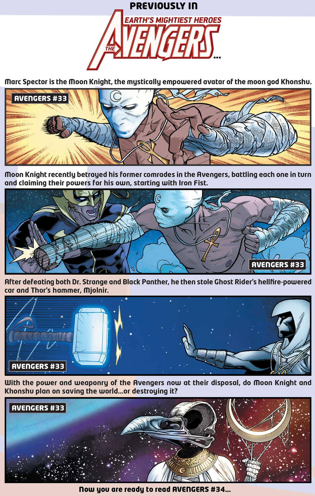 Moon Knight - Marvel Comics - Avengers - Character profiles 