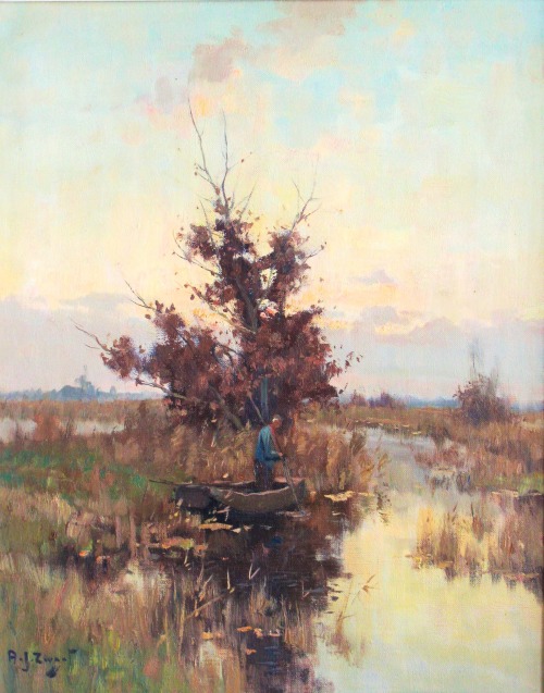 Autumn   -   Arie Zwart Dutch, 1903-1981Oil on canvas,  50 cm x 40 cm.   