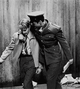 barnessergeant:―“Are you ready to follow ‘Captain America’ into the jaws of death?“―"Hell, no. 