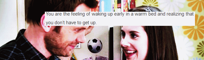 thediaryoflaurapalmer:  Jeff x Annie + Text Posts 