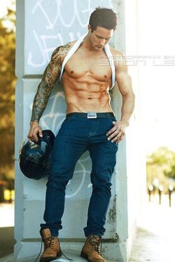 menwithink:  Follow Me—-One Red Papa—-Men With Ink  Desire is Erotic  