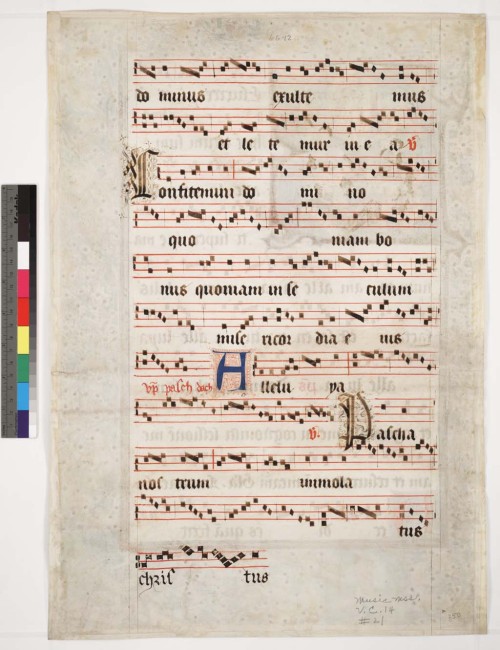cantusilluminatus: One leaf from a 15th century Gradual from Flanders. Begins the Introit for E