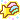 pixel art of a pastel-colored shooting star.