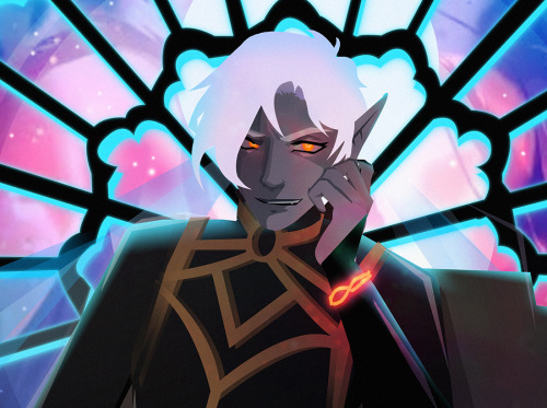 lizaoverlord: Deimos is such a prideful drow that I wanted to symbolize it. I got inspired by the wi