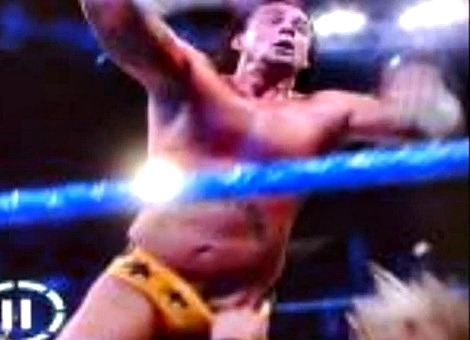 CM Punk’s Cock!!!! Can You See It? If You Look Hard Enough -I don’t think that’s his cock more like his inner thigh, but hot pic nonetheless!