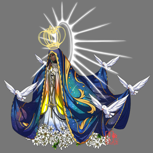 [FateGOFanProject] Brazilian patroness Nossa Senhora da Conceição Aparecida or N.S Aparecida.FateGO 