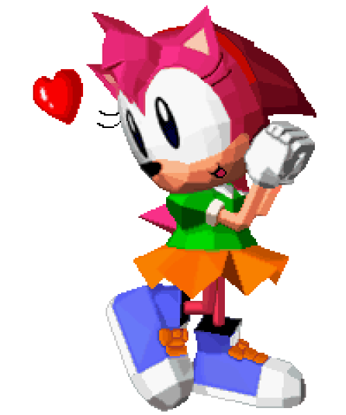 Render of Amy‘Sonic The Fighters’Arcade