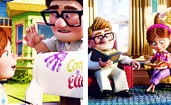 disneyyandmore-blog:Kenya’s Disney Screencap/Gif Challenge: 10 Couples: #8: Carl and Ellie Fredricks
