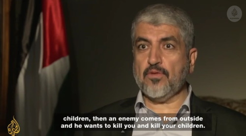 momo33me:  Khaled Meshaal: ‘Not a war of choice’ 