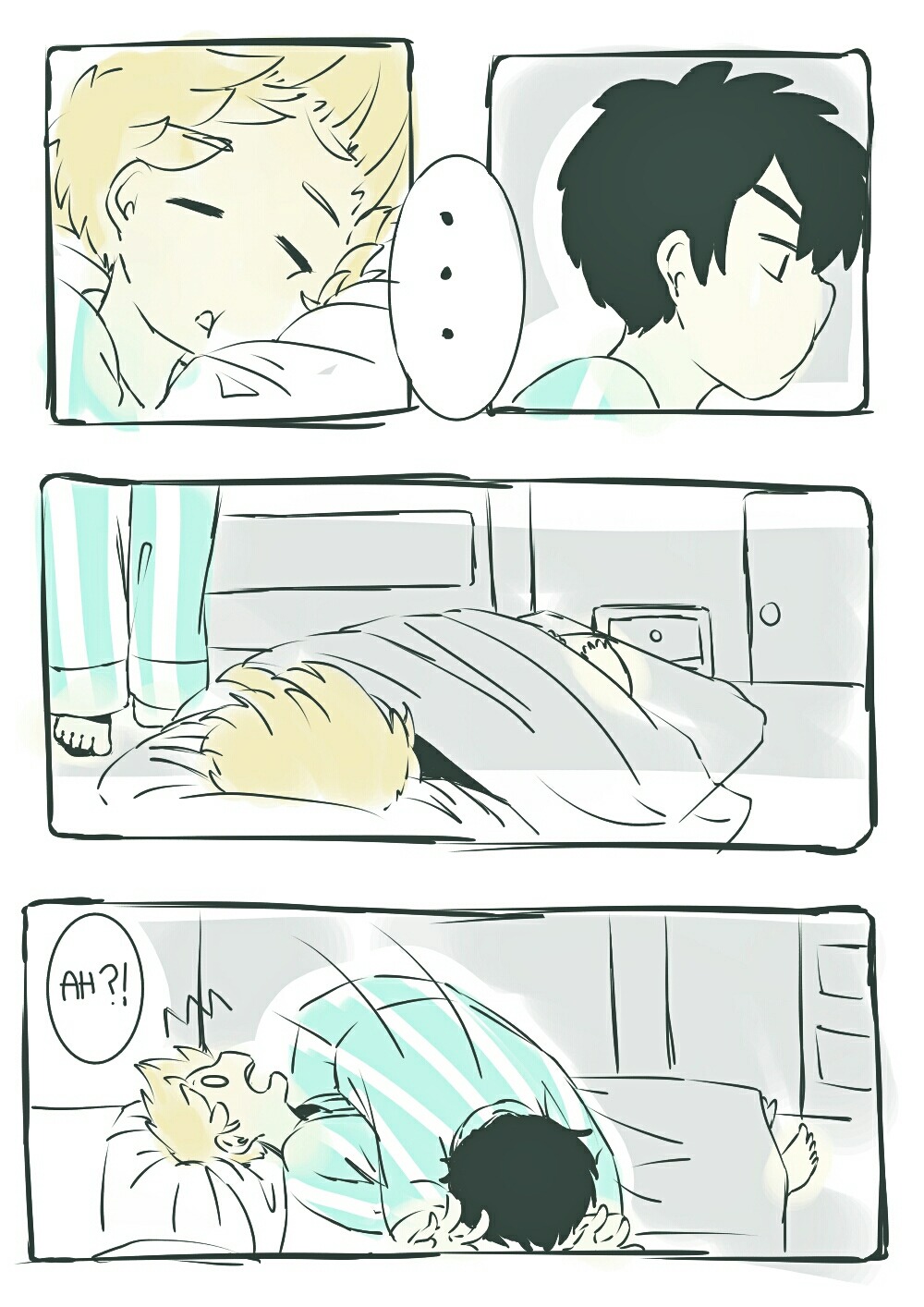 sumikoii:  Part 1  I’m gonna try to stay up all night just to finish comic because