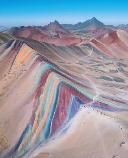 jolly-rotten:The Rainbow Mountain in Peru