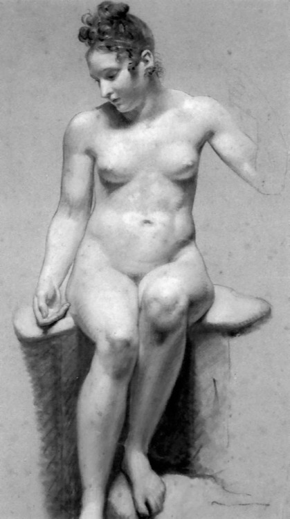 Seated Female Nude, 1800, Pierre-Paul Prud'honhttps://www.wikiart.org/en/pierre-paul-prud-hon/seated