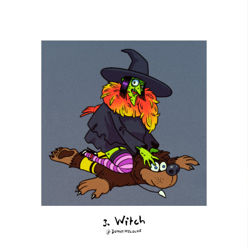 Day 3: “Witch” Gruntilda appreciation post! No bears or birds were harmed in the making of this draw