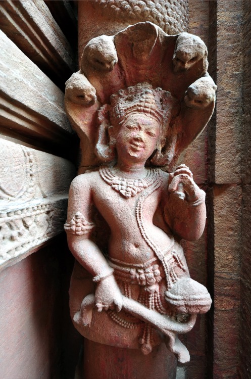 Naga and Nagini, Muktheswara temple, Bhubaneswar, Odisha