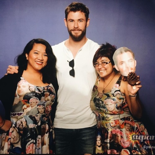 “Ladies, nice outfits!”  (at Supanova Olympic Park)