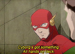 justiceleaque: I’m gonna disembowel you, Barry.