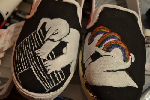 whatsgoingon12:  Just finished painting these and they will be shipped to Las Vegas for an awesome c