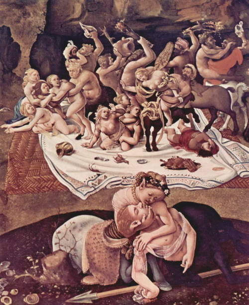 nataliakoptseva:Battle of the Centaurs and the Lapiths. fragmentPiero di Cosimo
