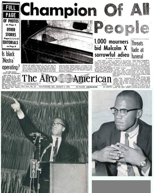 “Malcolm had become an Afro-American and he wanted - so desperately - that we, that all his pe