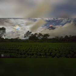 A Horizon With Blue And Red #Nasa #Apod #Horizon #Volcano #Lava #Clouds #Moon #Corona