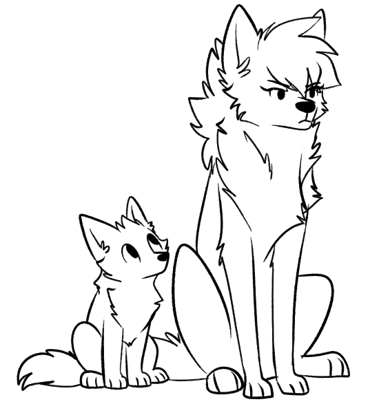 slovenskiy:I had these doodles of Al Nair and Nashira and I forgot!x3! D’awww~!