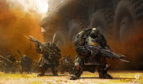 geekynerfherder:  Cook & Becker, in partnership with Seattle studio Bungie, are releasing the second in a two part collection of giclée fine art prints featuring art from the video game ‘Destiny’. Each print in the full 20 print collection is