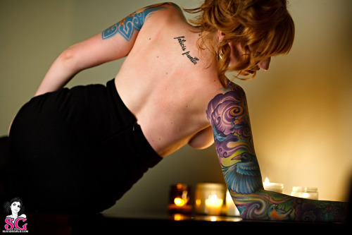 mrandmrseventwofive:  Rigel, “Black Swan” from SuicideGirls  -From Mr.