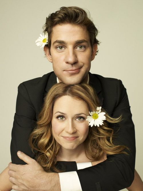 attraction-central:  John Krasinski and Jenna Fischer 