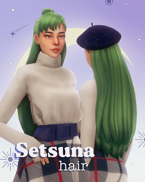 Setsuna hair Hello! Today’s hair was inspired by ⭐Sailor Pluto⭐, aka Setsuna Meiou (人´ヮ` )The 