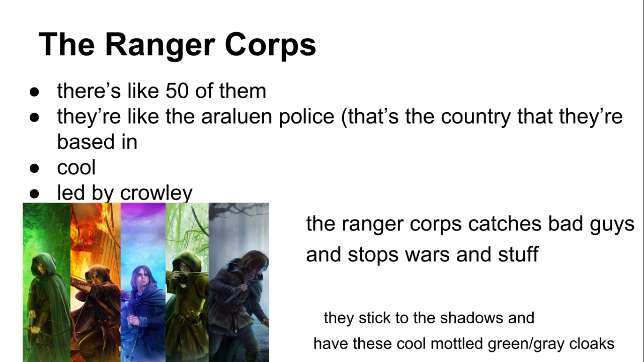 ranger-corps:  ranger-will-treaty:  Ranger’s Apprentice by John Flanagan: What